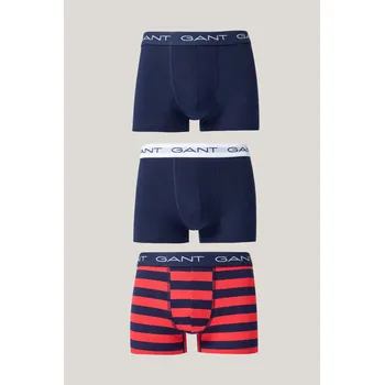 Pánské spodní prádlo SPODNÍ PRÁDLO GANT STRIPE TRUNK 3-PACK EVENING BLUE