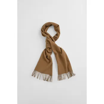Šála ŠÁLA GANT UNISEX. WOOL SCARF WARM KHAKI