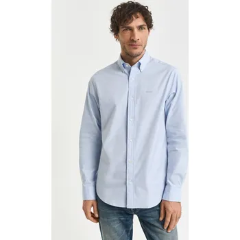 Pánská košile KOŠILE GANT REG PINPOINT OXFORD SHIRT LIGHT BLUE