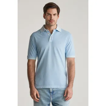 Pánská košile POLOKOŠILE GANT SUNFADED SS POLO FRESH BLUE