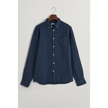 Chlapecká košile KOŠILE GANT REG. LINEN LS BD SHIRT MARINE