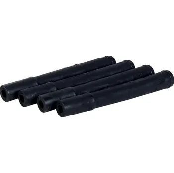 Gumové hadičky na mléko ke strukovým pouzdrům 19/21 x 10/12 x 160 mm černé drážky GEA 4 ks