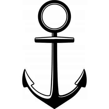 Samolepící dekorace Samolepka na stěnu kotva prosvítající