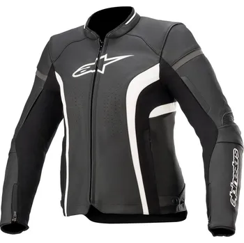 Moto bunda Dámská bunda na moto Alpinestars Stella Kira V2 black/white vel. 42