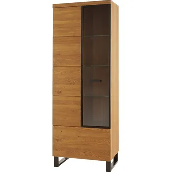 Knihovna Vitrína levá Pratto - Szynaka Meble Dub Rustical 67x198 cm