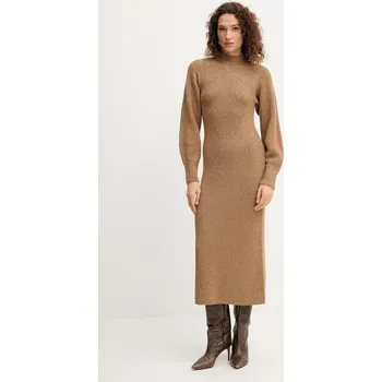 Dámské šaty Vlněné šaty Twinset 252TT3460 hnědá 82X, vel. XS