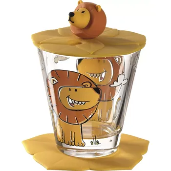 Sklenice Dětský set na pití 3 ks, lev