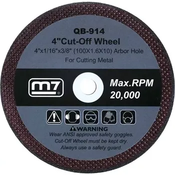 Řezný kotouč M7 QB-914 řezný kotouč 100 × 1,5 × 10 mm (pro řezací brusku M7 QC-234)