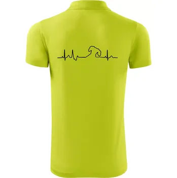 Pánská košile Jezevčík EKG - Polokošile Victory sportovní (dresovina) - 2XL ( Limetková )