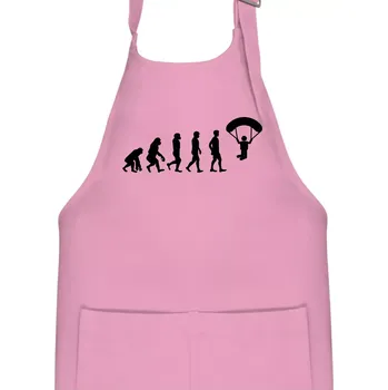 Kuchyňská zástěra Evoluce paragliding - Dětská zástěra na vaření - Univerzální velikost ( Růžová )