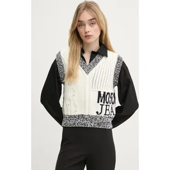 Dámská vesta Vesta Moschino Jeans 0886.3209 béžová 01X, vel. XL