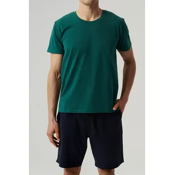 Pánské pyžamo Atlantic NMP-379 barva:smaragdová/zelená L