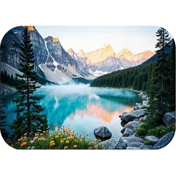 Koupelnová předložka KOUPELNOVÁ PŘEDLOŽKA MĚKKÁ 60X40 STYLOWA ANTYPOŚLIZGOWA MATA PRYSZNIC VZOR