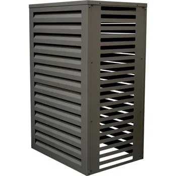 Příslušenství pro klimatizaci ZLKL Antracitový kryt klimatizace a jednotky tepelného čerpadla na zem vel. L