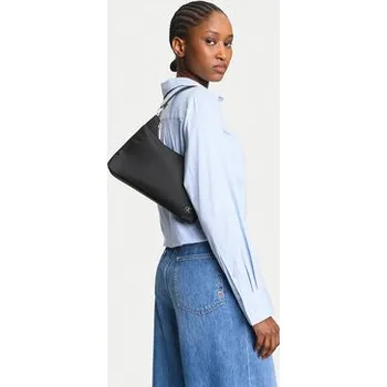 Calvin Klein Jeans Kabelka Satin Nylon Small Shoulder Bag LV04K3219G Černá OS