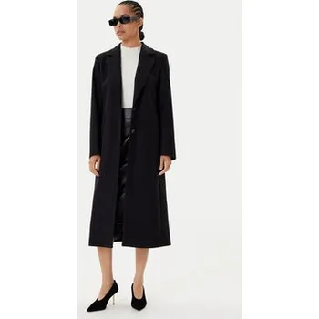 HUGO Vlněný kabát Mojeni 50547691 Černá Regular Fit 38