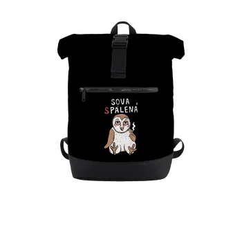 Městský batoh Bastard Sova Pálená batoh Black