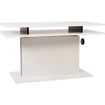 Obdélníkový konferenční stolek Morna s nastavitelnou výškou - Black Red White - BRW Bílá 110x61 cm