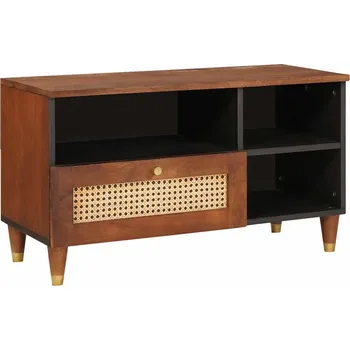 Komoda vidaXL Televizní skříň Hnědá 80 x 33,5 x 46 cm Masivní mangové dřevo [4018897]