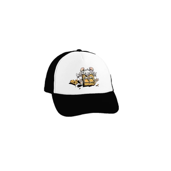 Kšiltovka Bastard Gurmán kšiltovka truckerka Black cap