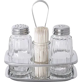 Příbor Contacto menáž, sůl/pepř, párátka, výška: 125 mm