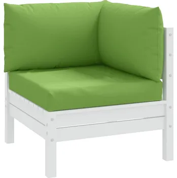 Podsedák vidaXL Podušky na palety 3 ks zelená melanž textil