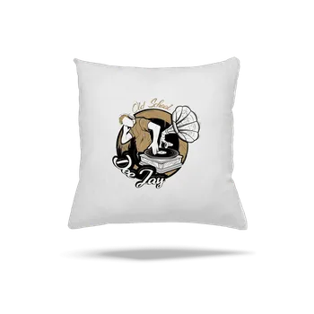 Polštář Bastard Old School DJ polštář White