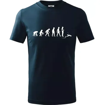 Chlapecké tričko Evoluce RC model auto - Tričko dětské bavlněné - 134 cm/8 let ( Námořní modrá (velmi tmavá - téměř černá) )