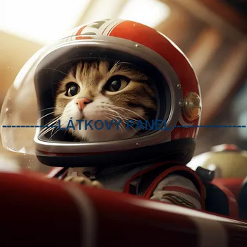 Látkový panel - Kočka - KČ-103 Velikost: 35x35cm, Materiál: Úplet