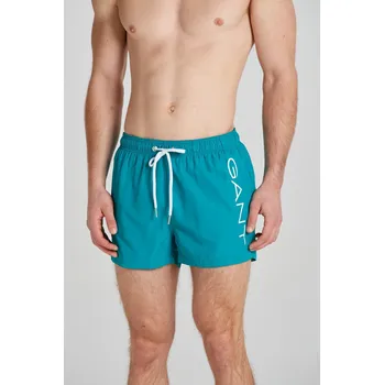 Pánské plavky PLAVKY GANT LIGHTWEIGHT SWIM SHORTS OCEAN TURQUOSIE