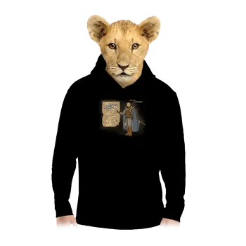 Chlapecká mikina Bastard Winter dětská mikina klokanka Black