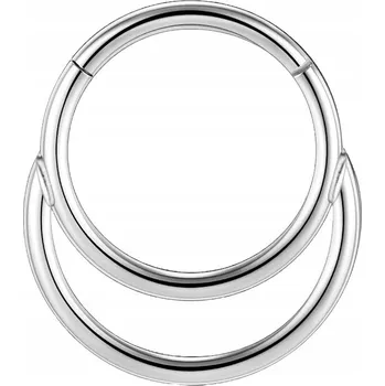 Piercing Clicker kroužek do ucha, nosu, piercing 1,2/10 (Lobe, Daith, Septum)