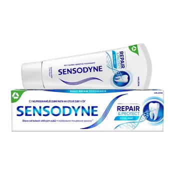 zubní pasta Sensodyne Zubní pasta s fluoridem Repair & Protect Cool Mint 75 ml