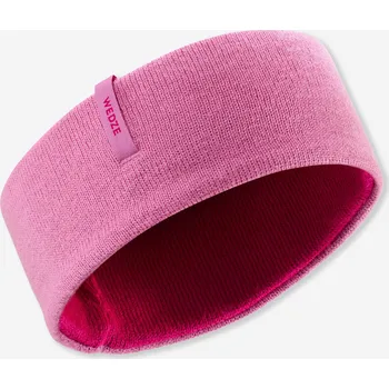 Čelenka WEDZE Dětská oboustranná čelenka růžová RŮŽOVÁ