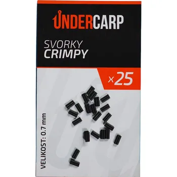 UnderCarp Svorky Crimpy 0,7mm 25ks