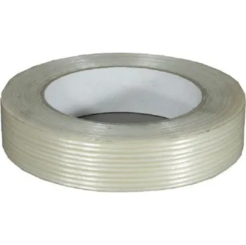 Lepicí páska Lepící páska PP 19 mm x 50 m s vláknem čirá