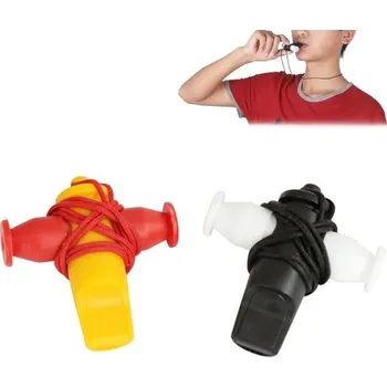 Píšťalka Samba 2 kusy černý a žlutý