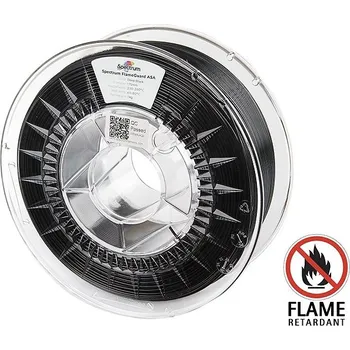 3D tisk Filament Spectrum FlameGuard ASA 275 1.75mm Deep Black 1kg