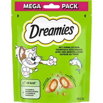 Pamlsek pro kočku DREAMIES Mega Pack s příchutí tuňáka, 180 g