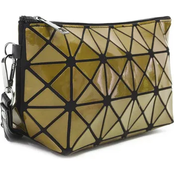 Kosmetická taška Lahvově zelená stylová dámská kosmetická taštička Elet