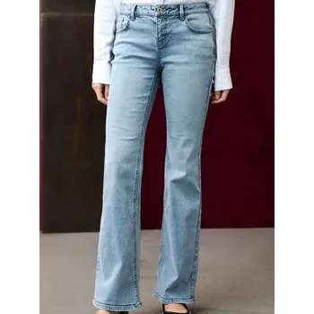 Dámské džíny Sinsay - Rozšířené džíny - modrá - 888EV-05J - 888EV-05J-42