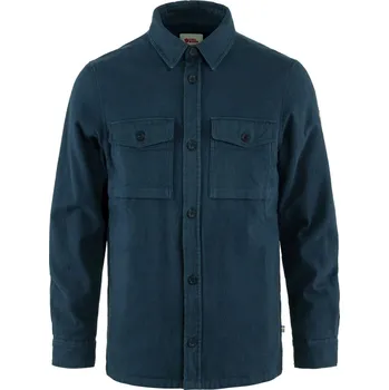 Pánská móda košile pánská FJÄLLRÄVEN Övik Lite Padded Shirt M Dark Navy-Dark Navy - S
