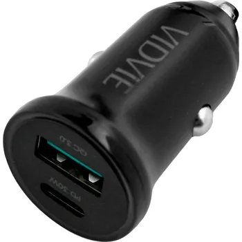Nabíječka pro GPS VIDVIE GSM1061 Autonabíječka 30 W, USB + USB Type-C, PowerDelivery, Quick Charge 3.0