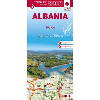Balkan maps mix mapa Puka, Lumbardhi 1:50 t. (Albánie)