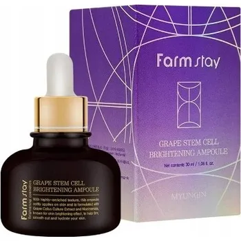 Pleťové sérum FARMSTAY Bělící ampule s hroznovými kmenovými buňkami