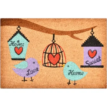 Rohožka Hotová gumová kokosová rohožka 40 x 60 cm