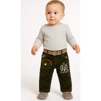 Dámské kalhoty Manšestrové kalhoty - zelené VELIKOST (0 měsíců - 15 let): 17