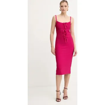 Dámské šaty Šaty Herve Leger Alicia HBB8524977 růžová 42X, vel. M