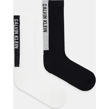 Pánské ponožky Ponožky Calvin Klein Jeans 2-pack černá barva, 701235977 99X, vel. ONE SIZE