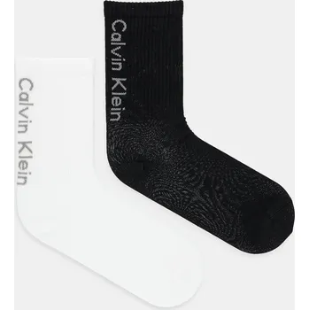 Pánské ponožky Ponožky Calvin Klein Jeans 2-pack černá barva, 701235379 99X, vel. ONE SIZE